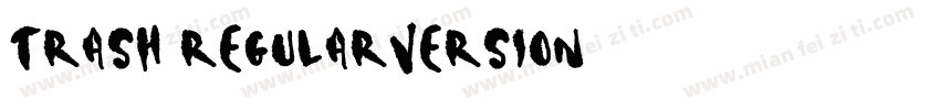 Trash RegularVersion字体转换